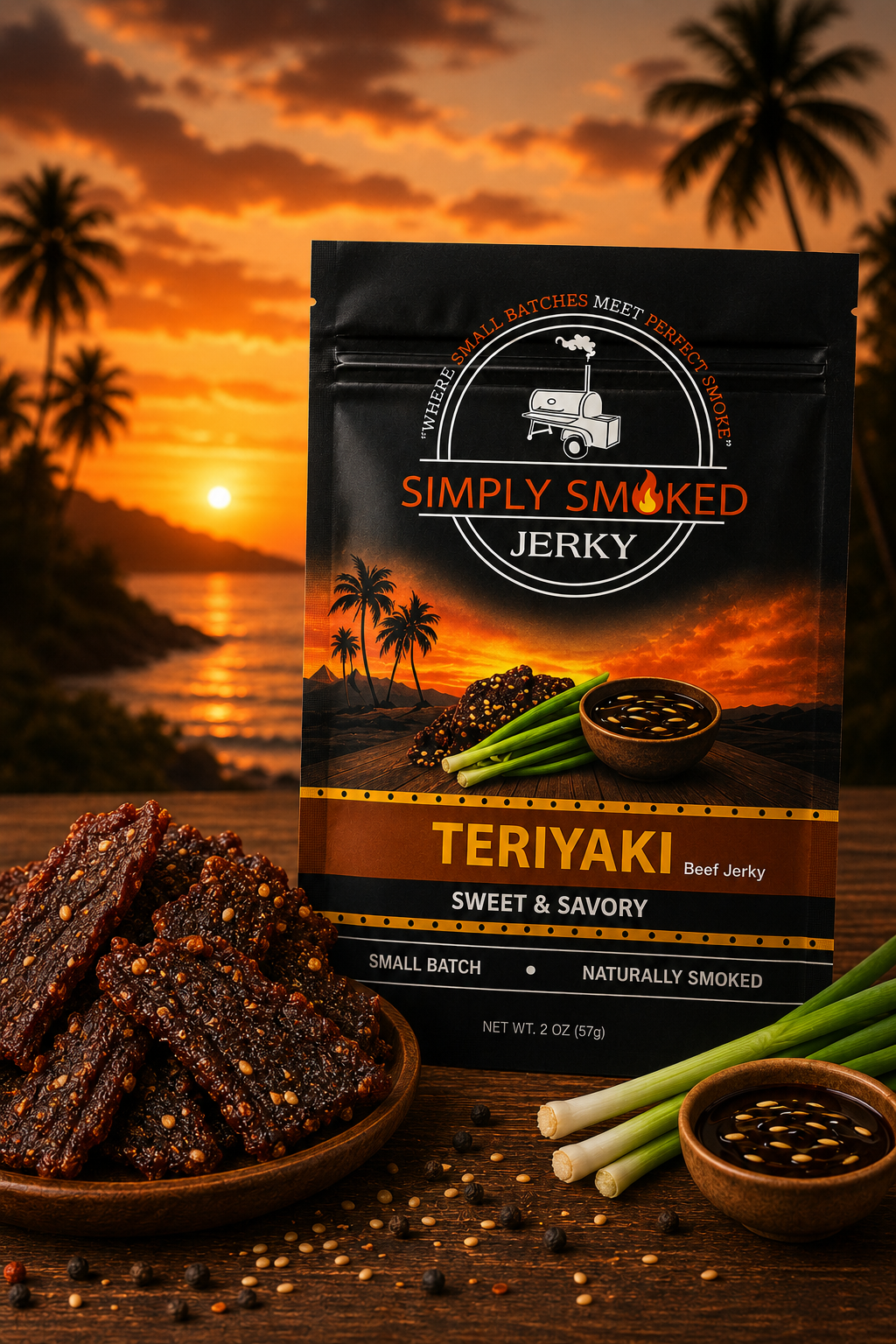Teriyaki Smoked Beef Jerky